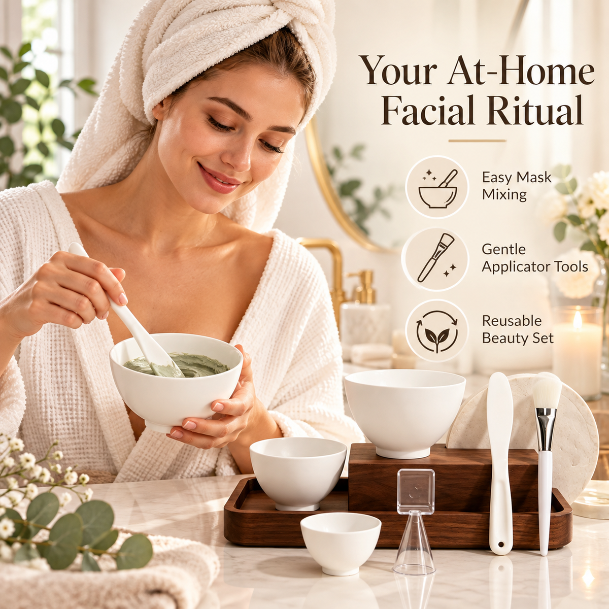 Silicone Facial Mask Mixing Bowl