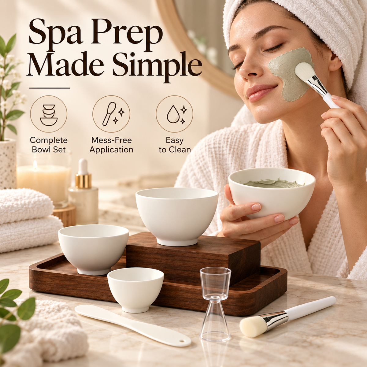 Silicone Facial Mask Mixing Bowl