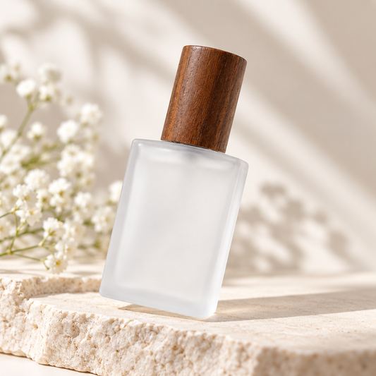 Frosted Glass Perfume Spray Bottle