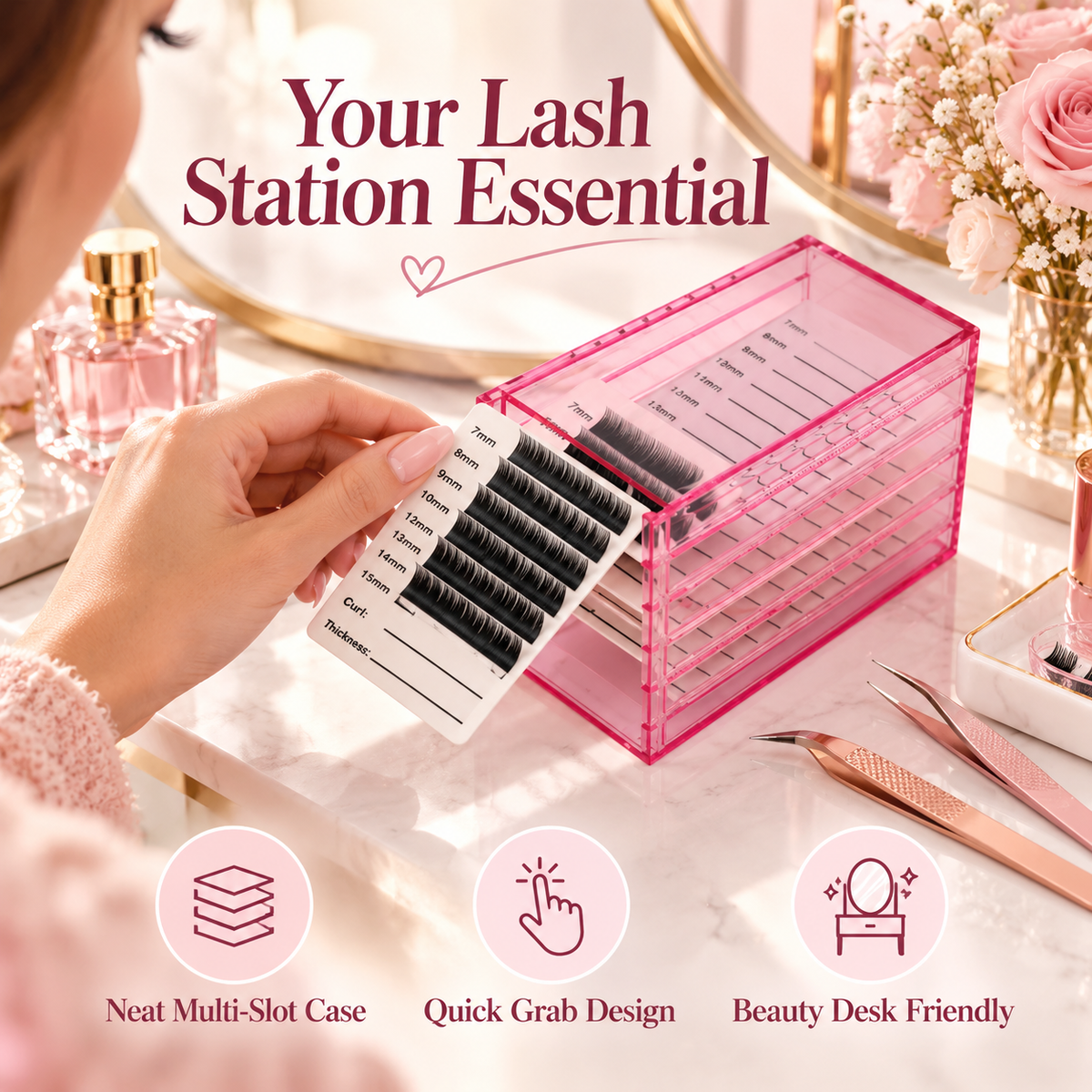 Graduated Lash Storage Box